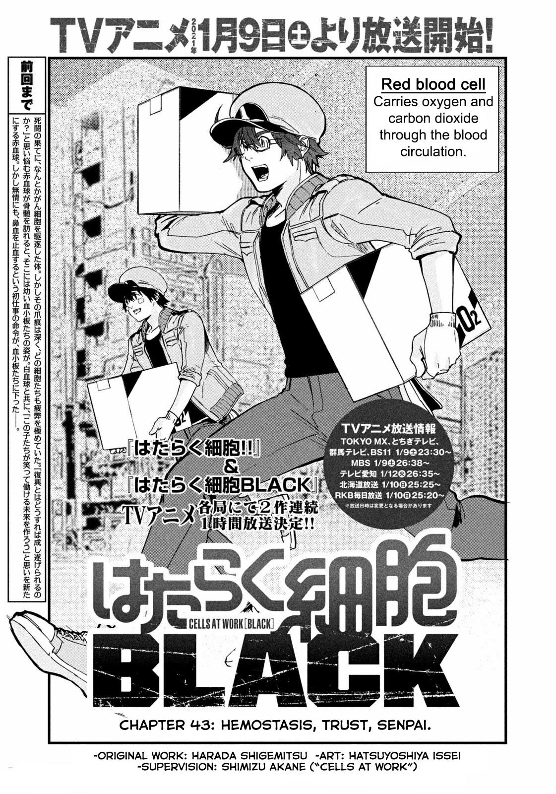 Hataraku Saibou' Manga Ends Next Chapter 