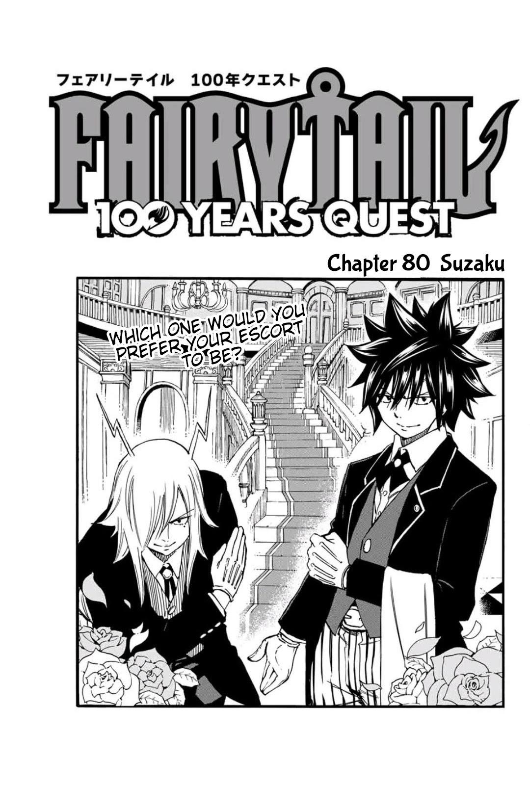 Fairy Tail 100 YEARS QUEST Chapter 1 ( THE New Dragon ) 
