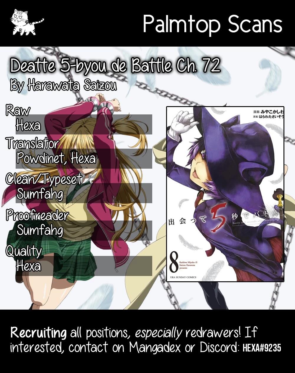 Read Deatte 5 Byou De Battle Chapter 71: The Back I Want To Follow