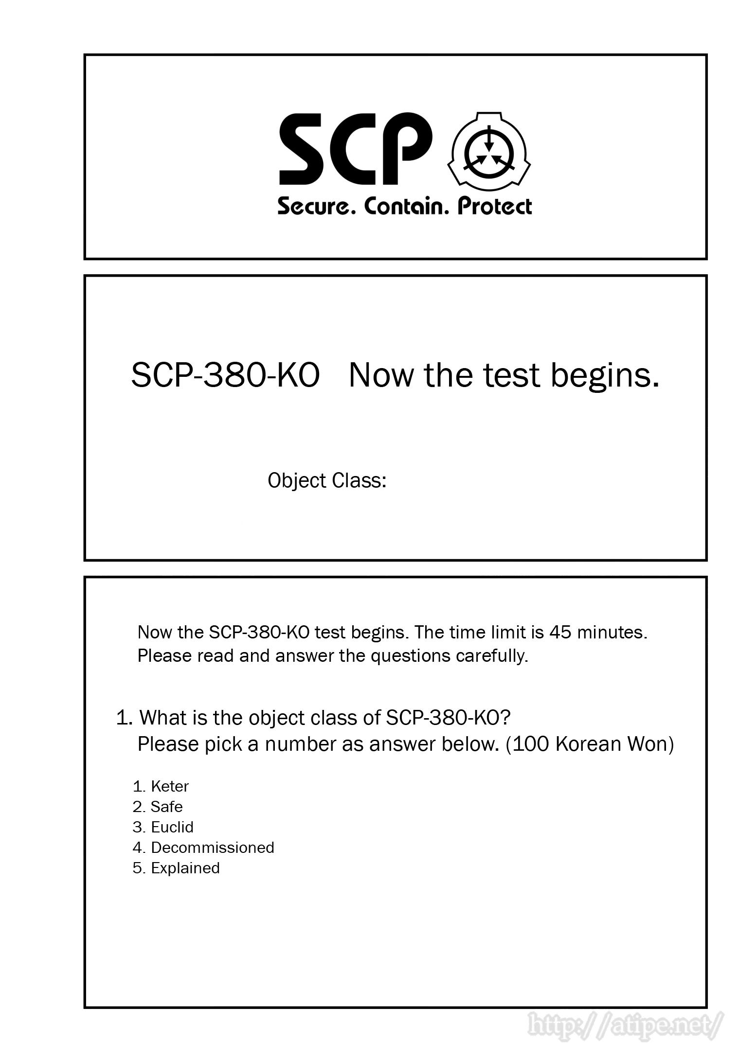 SCP Object Classes Explained