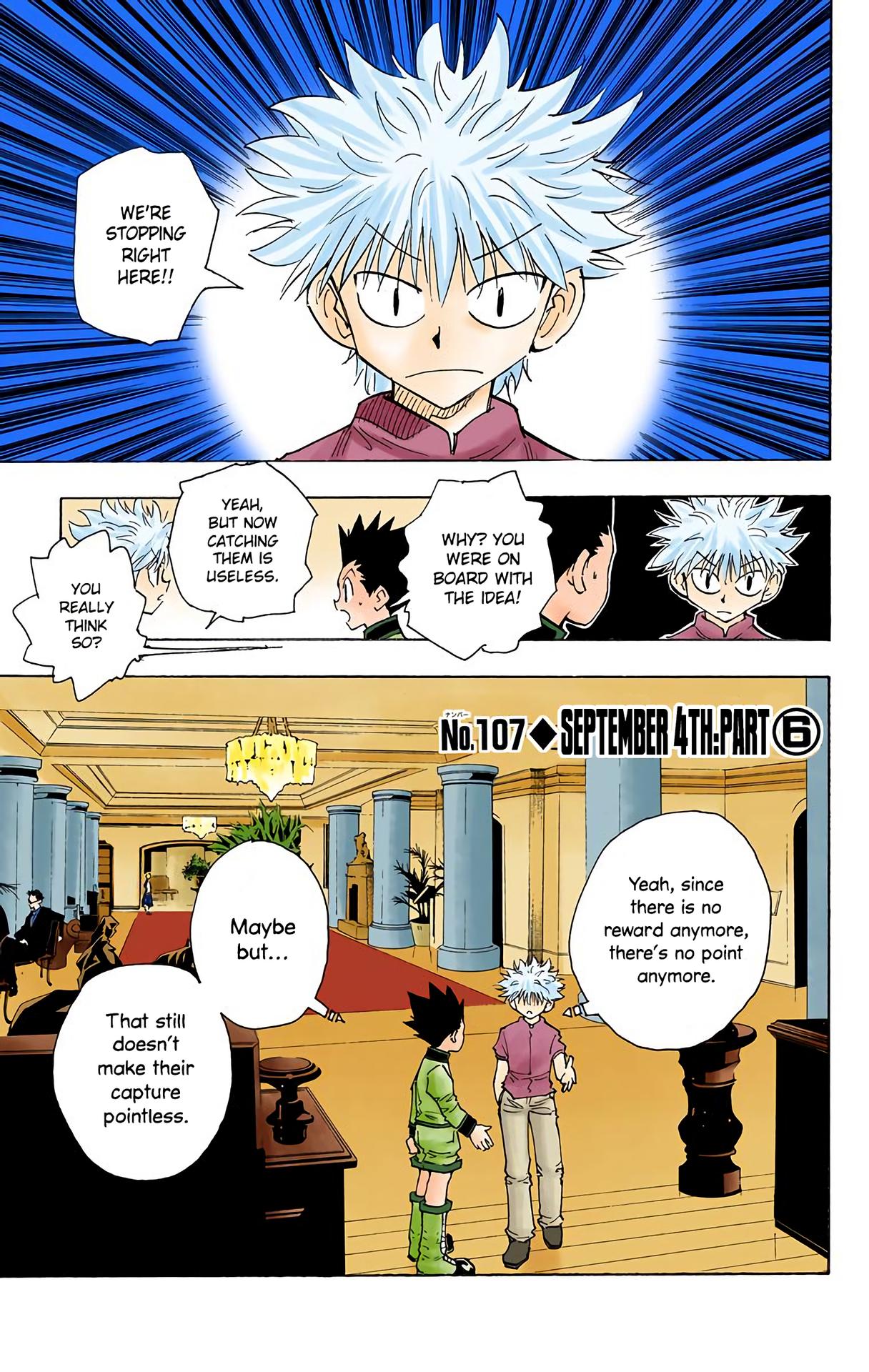 Hunter X Hunter, Chapter 107 - Hunter X Hunter Manga Online