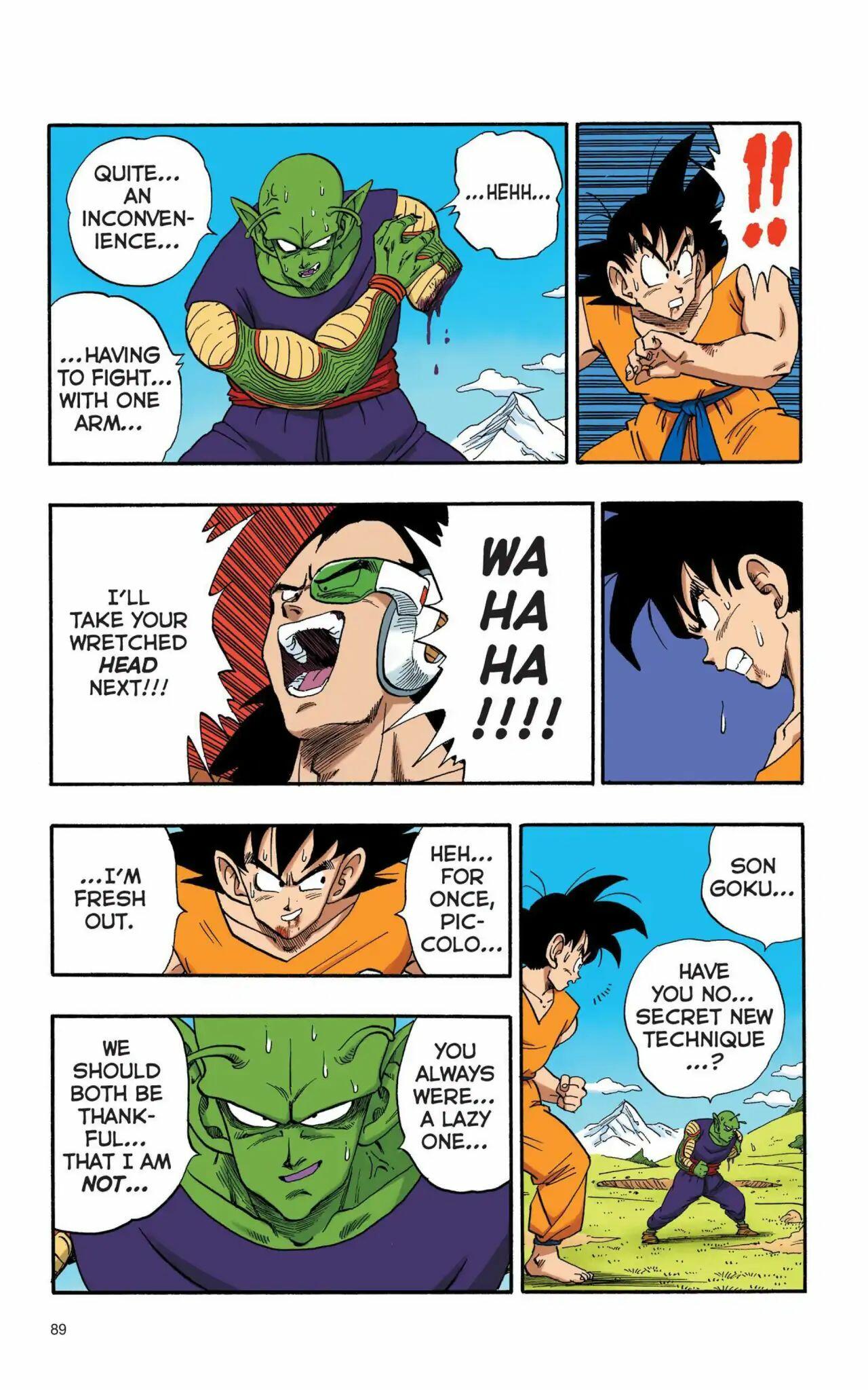 Read Dragon Ball Full Color Saiyan Arc Vol Chapter Nothing Up My