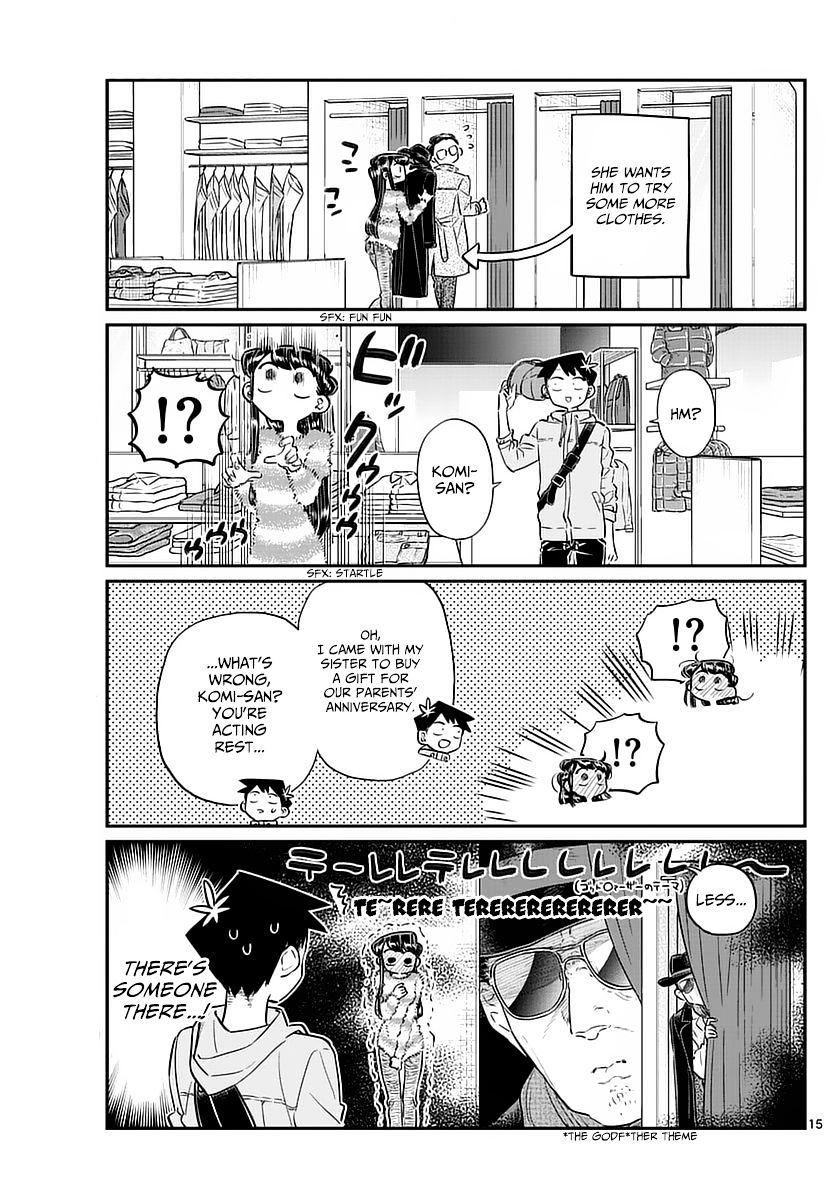 Komi-San Wa Komyushou Desu Vol.6 Chapter 74: Shopping With Dad page 15 - Mangakakalot