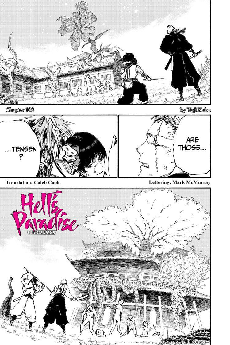 Hell's Paradise: Jigokuraku Chapter 102 page 1 - Mangakakalot
