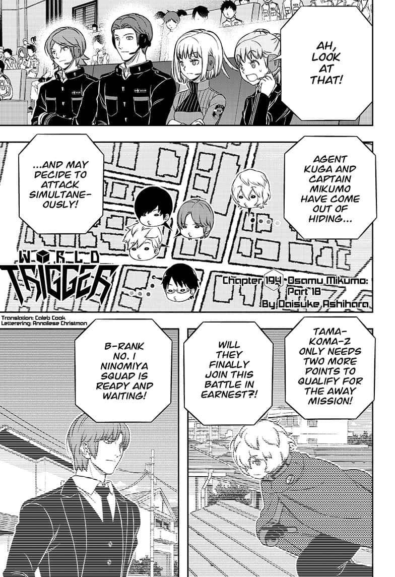 Read World Trigger Chapter 4 : Mikumo Osamu Part 2 on Mangakakalot