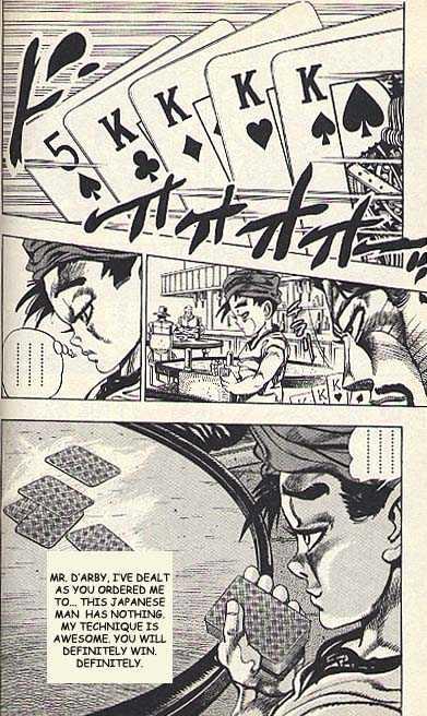 Jojo's Bizarre Adventure Vol.23 Chapter 215 : D'arby The Gambler Pt.5 page 14 - 