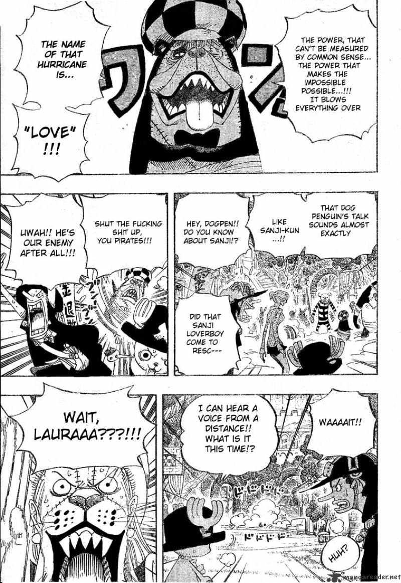 One Piece Chapter 453 : Cloudy With A Small Chance Of Bone page 4 - Mangakakalot