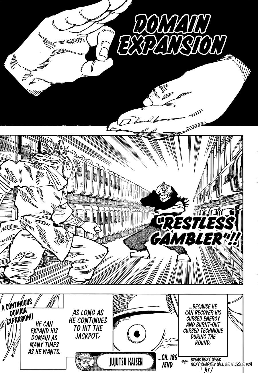Jujutsu Kaisen Chapter 186 page 18 - Mangakakalot