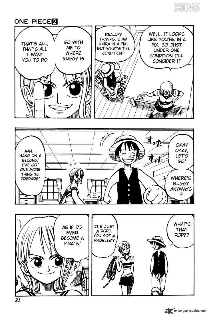 One Piece Chapter 9 : Evil Woman page 21 - Mangakakalot