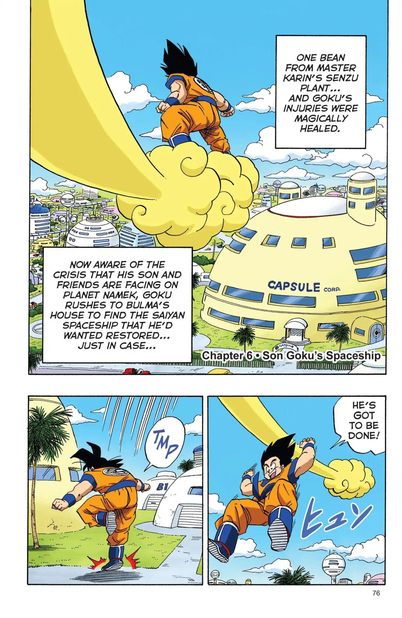 Read Dragon Ball Full Color Freeza Arc  Chapter 006: Son Goku S  Spaceship on Mangakakalot