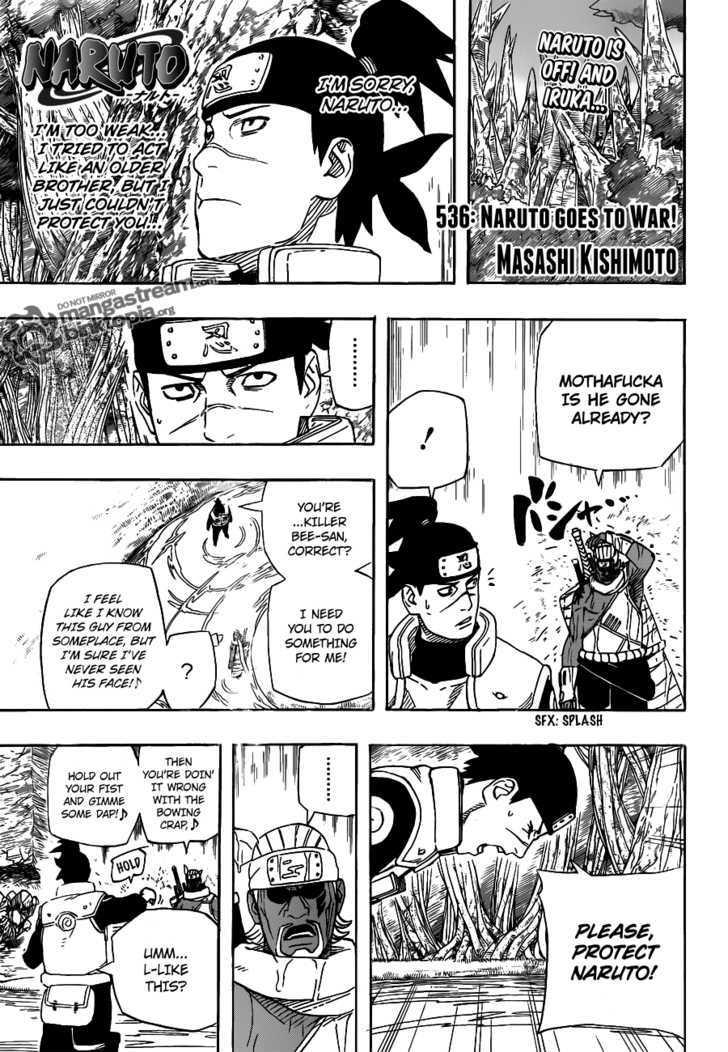 Vol.57 Chapter 536 – Naruto towards the Battlefield…!! | 1 page