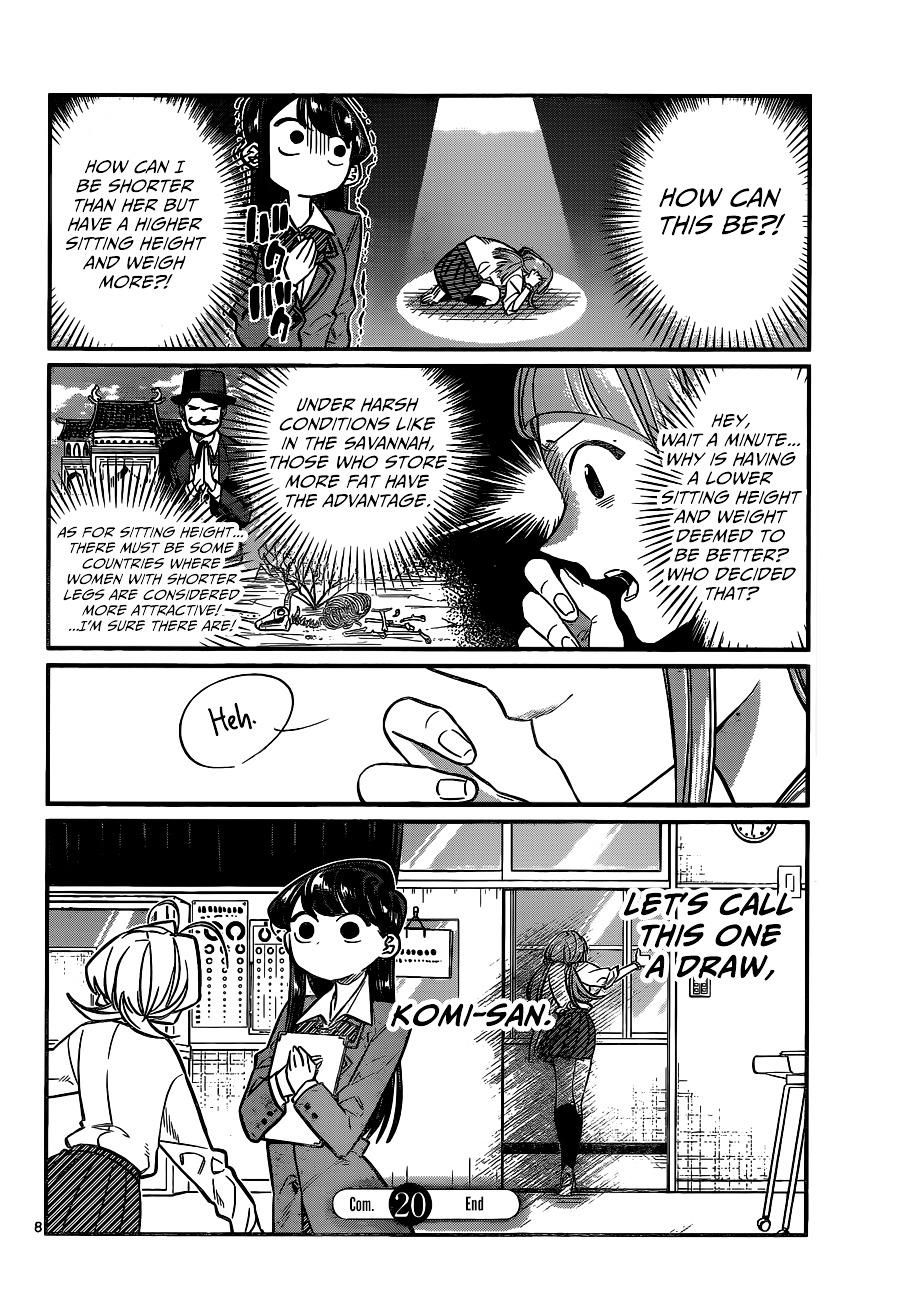 Komi-San Wa Komyushou Desu Vol.2 Chapter 20: Physical Examination page 9 - Mangakakalot