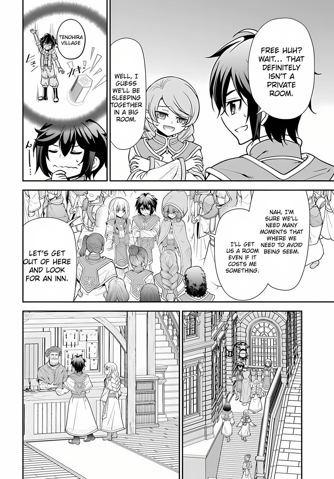 TENOHIRA KAITAKU MURA DE ISEKAI KENKOKUKI: FUETEKU YOME-TACHI TO NONBIRI MUJINTOU LIFE chapter-50 Page 4