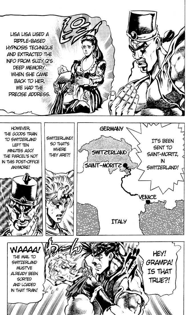Jojo's Bizarre Adventure Vol.9 Chapter 83 : Chasing The Red Stone To Switzerland page 7 - 