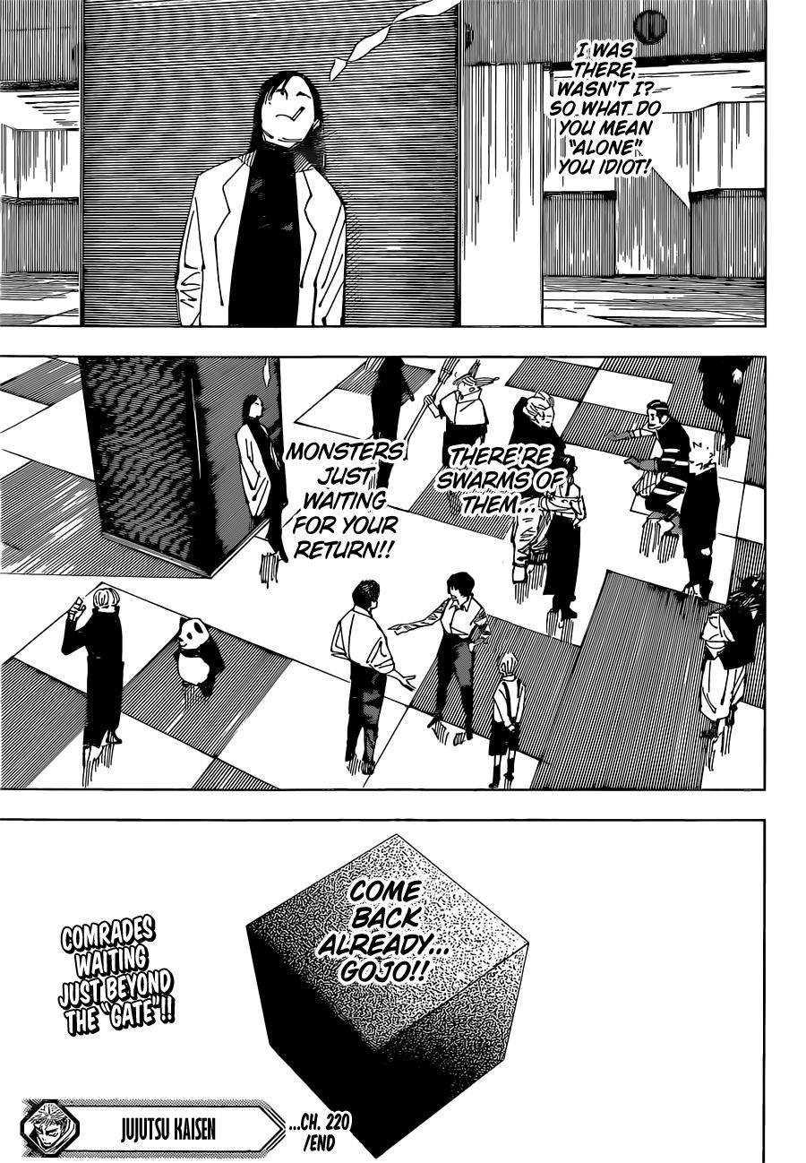 Jujutsu Kaisen Chapter 220 page 20 - Mangakakalot
