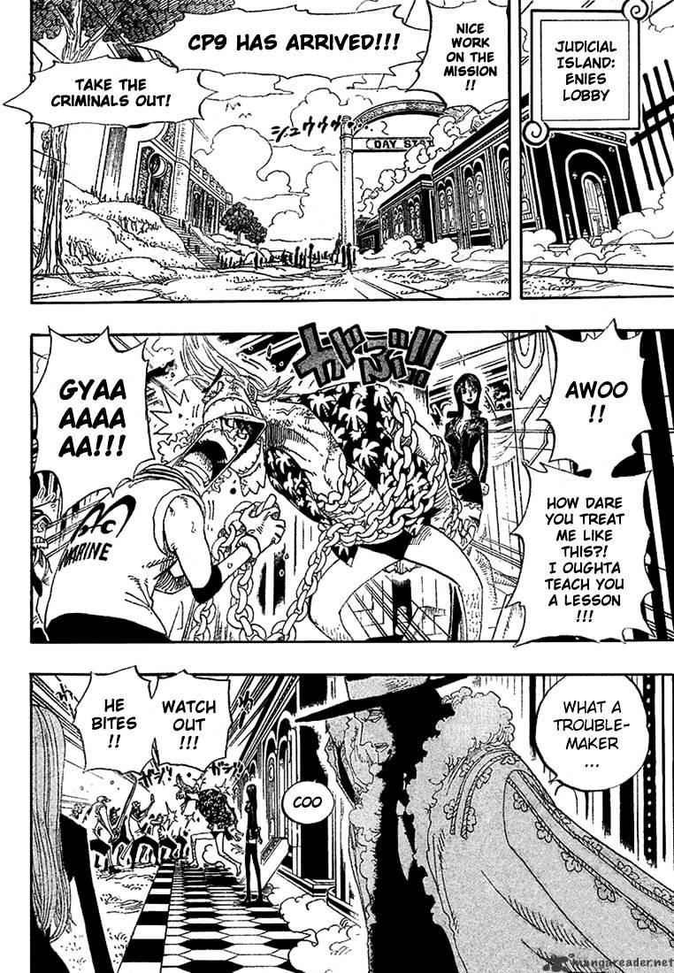 One Piece Chapter 375 : The Super Humans Of Enies Lobby page 10 - Mangakakalot