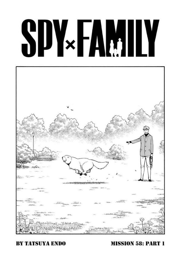 Spy X Family Chapter 58 : Mission 58: Part 1 page 1 - Mangakakalot