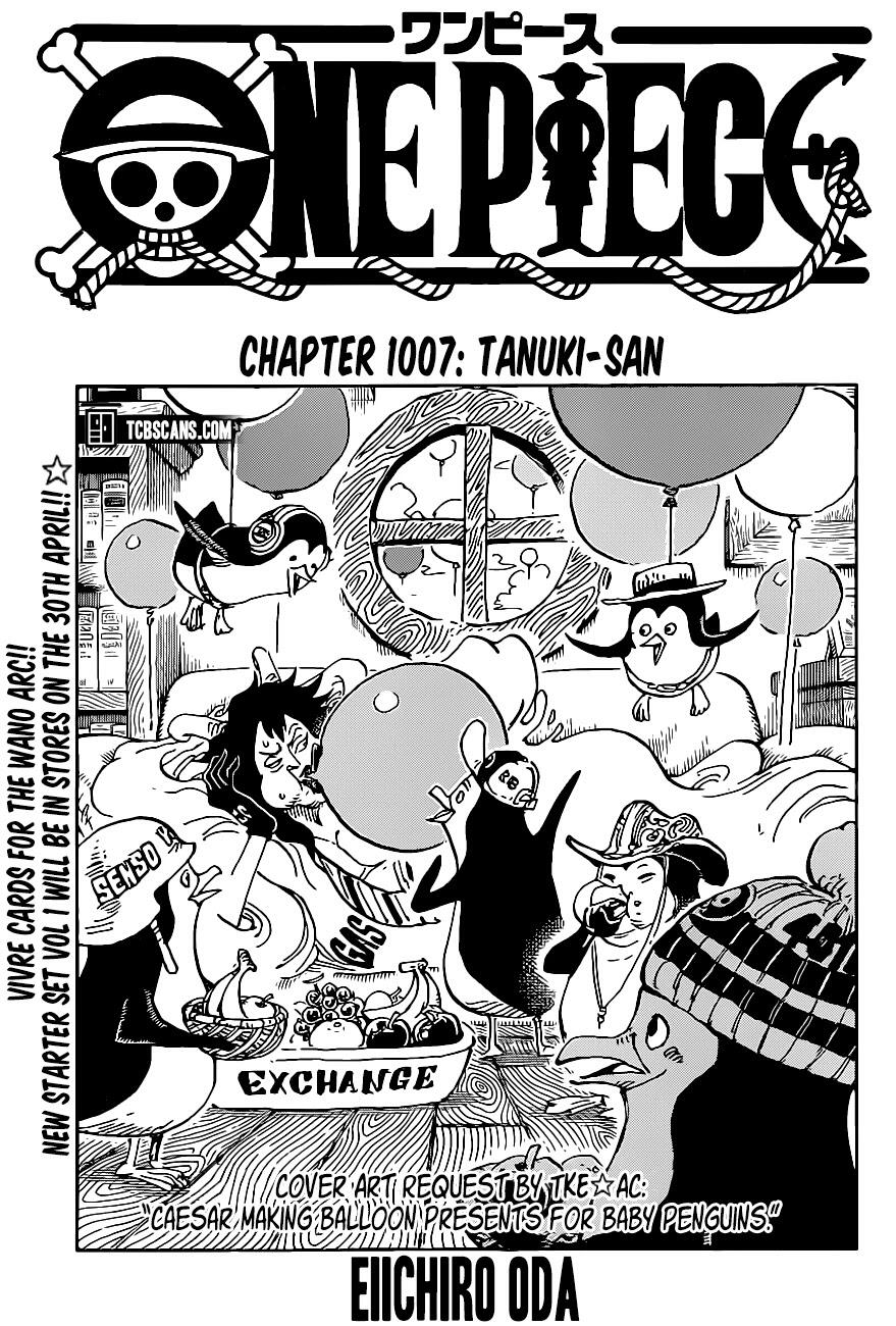 One Piece Chapter 1007 page 1 - Mangakakalot