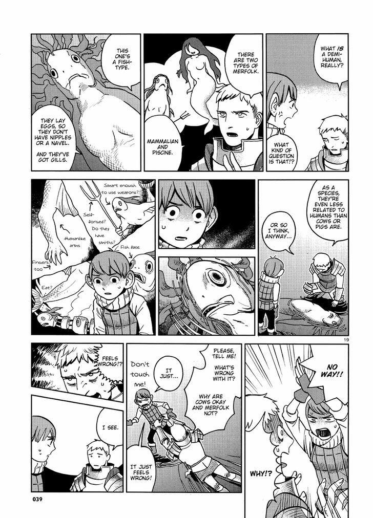 Dungeon Meshi Chapter 15 : Zosui page 19 - Mangakakalot