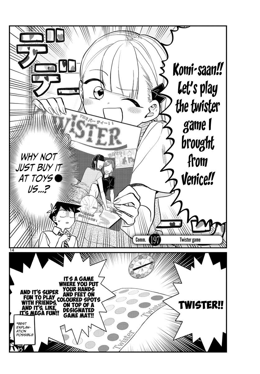 Komi-San Wa Komyushou Desu Chapter 197: Twister Game page 1 - Mangakakalot