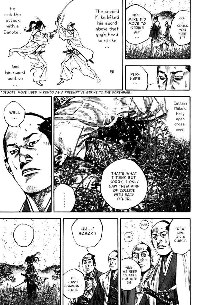 Vagabond Vol.23 Chapter 199 : Kojiro And Matahachi page 9 - Mangakakalot
