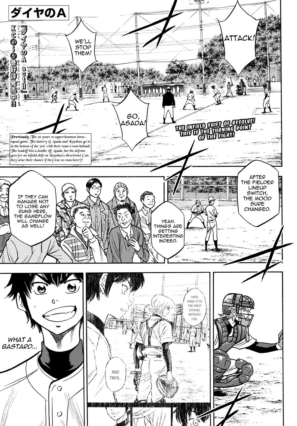 Read Daiya No A - Act Ii Chapter 169: The Focus Of The Gaze