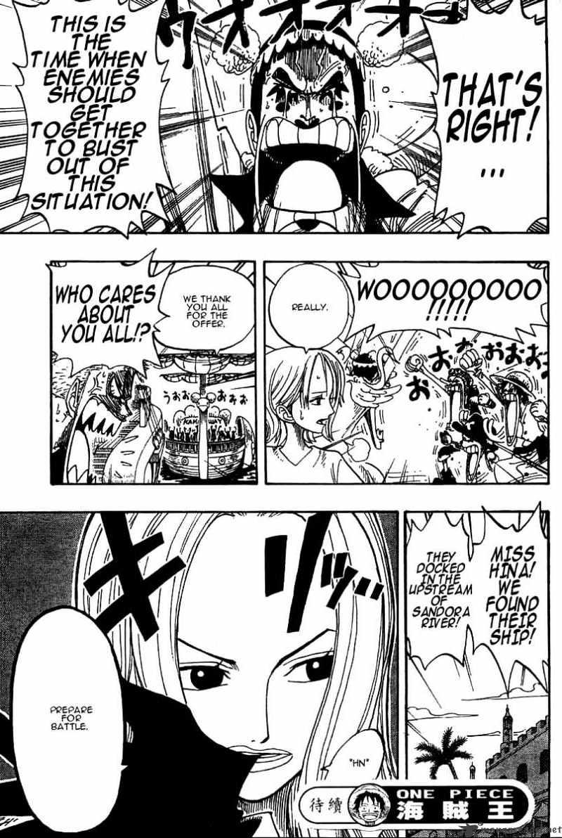One Piece Chapter 214 : The Plan To Escape From The Sand Kingdom page 19 - Mangakakalot