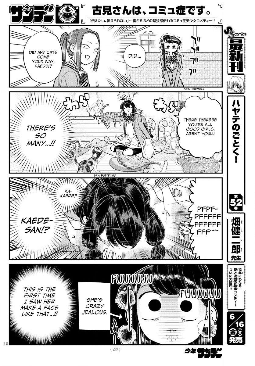 Komi-San Wa Komyushou Desu Vol.6 Chapter 81: Cat Cafe page 10 - Mangakakalot