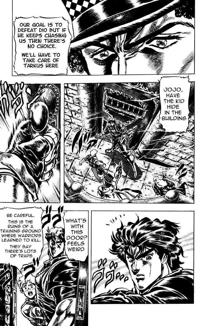 Jojo's Bizarre Adventure Vol.4 Chapter 32 : The Room Of The Dragon Decapitation page 14 - 