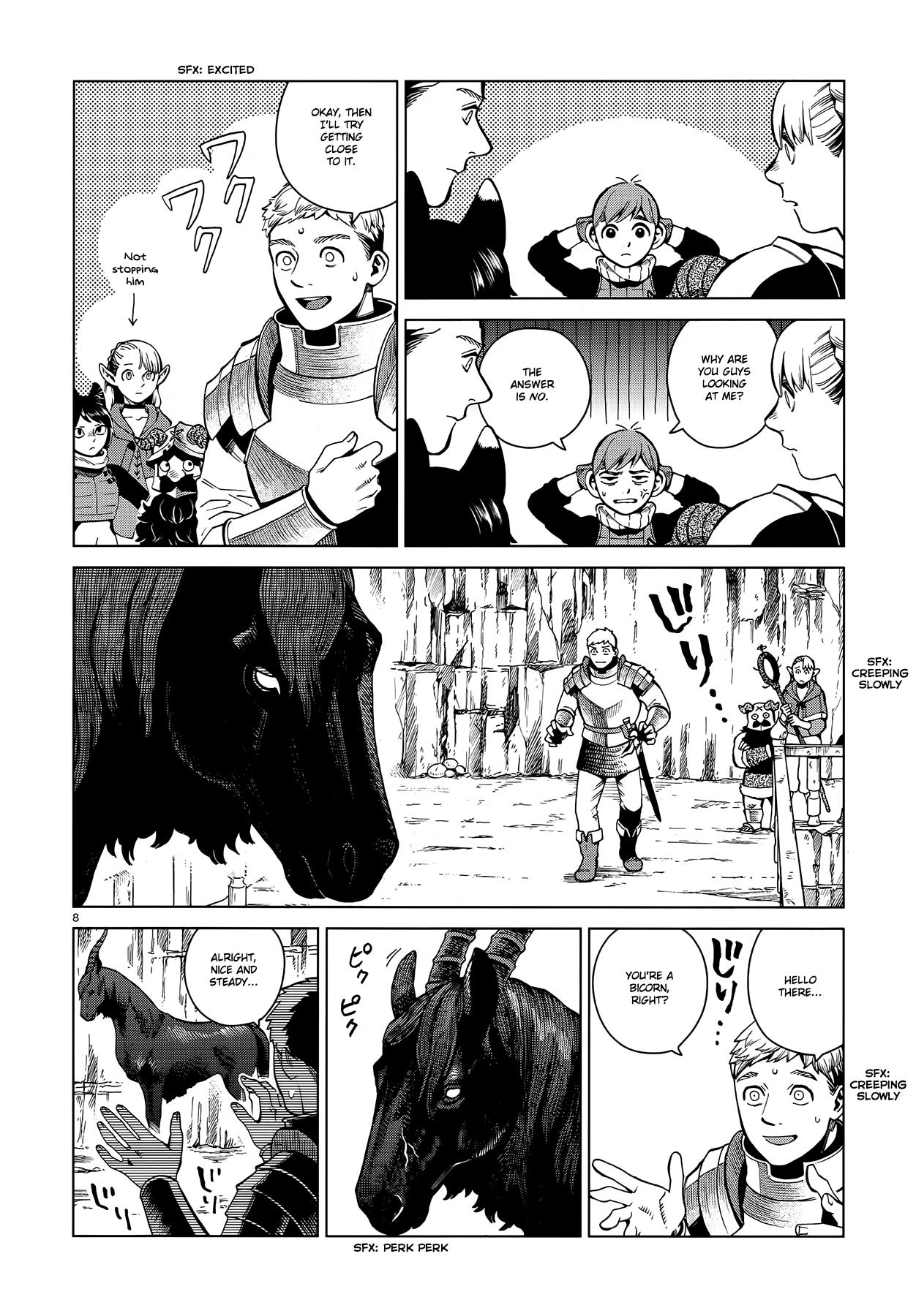 Dungeon Meshi Chapter 56: Bicorn page 8 - Mangakakalot