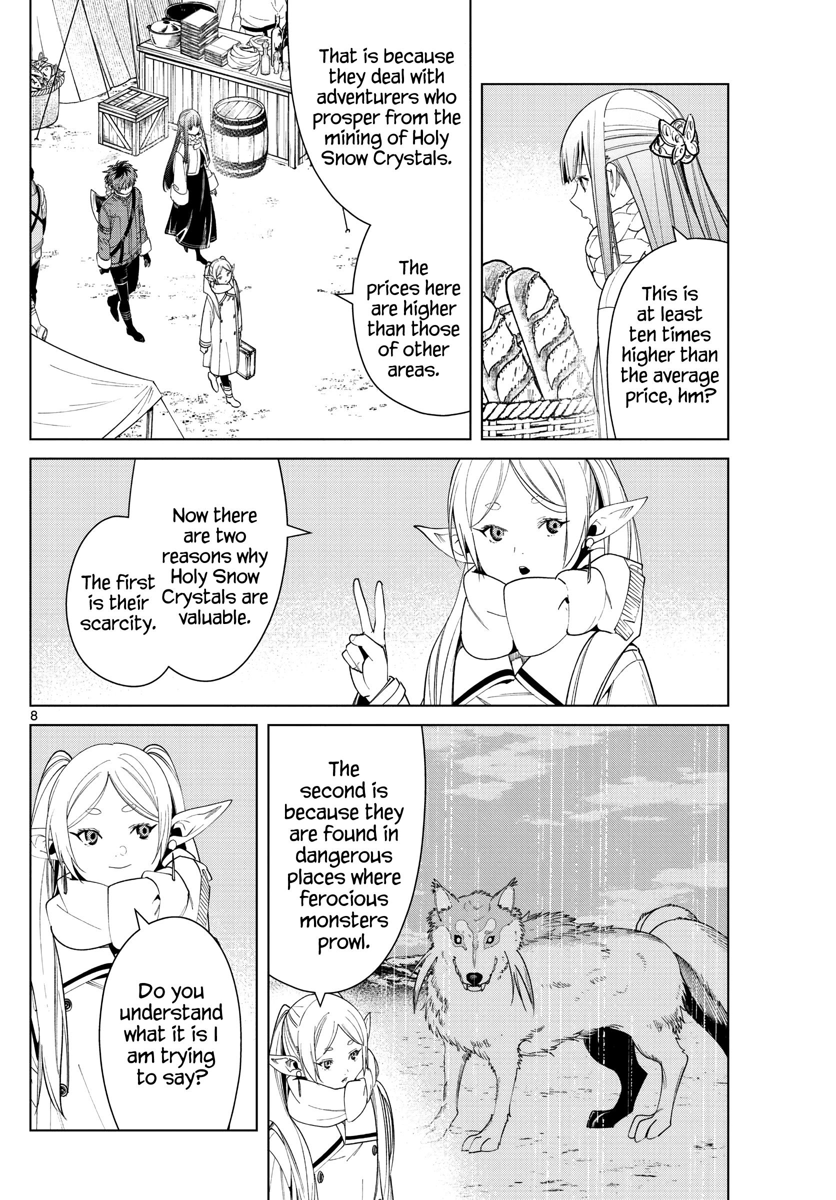 Sousou No Frieren Chapter 80: Holy Snow Crystals page 8 - Mangakakalot