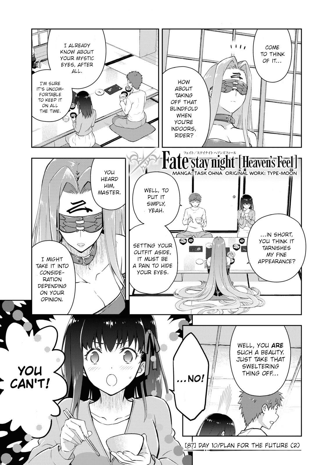 Read Fate/stay Night - Heaven's Feel Chapter 85: Day 9 / Rain (6