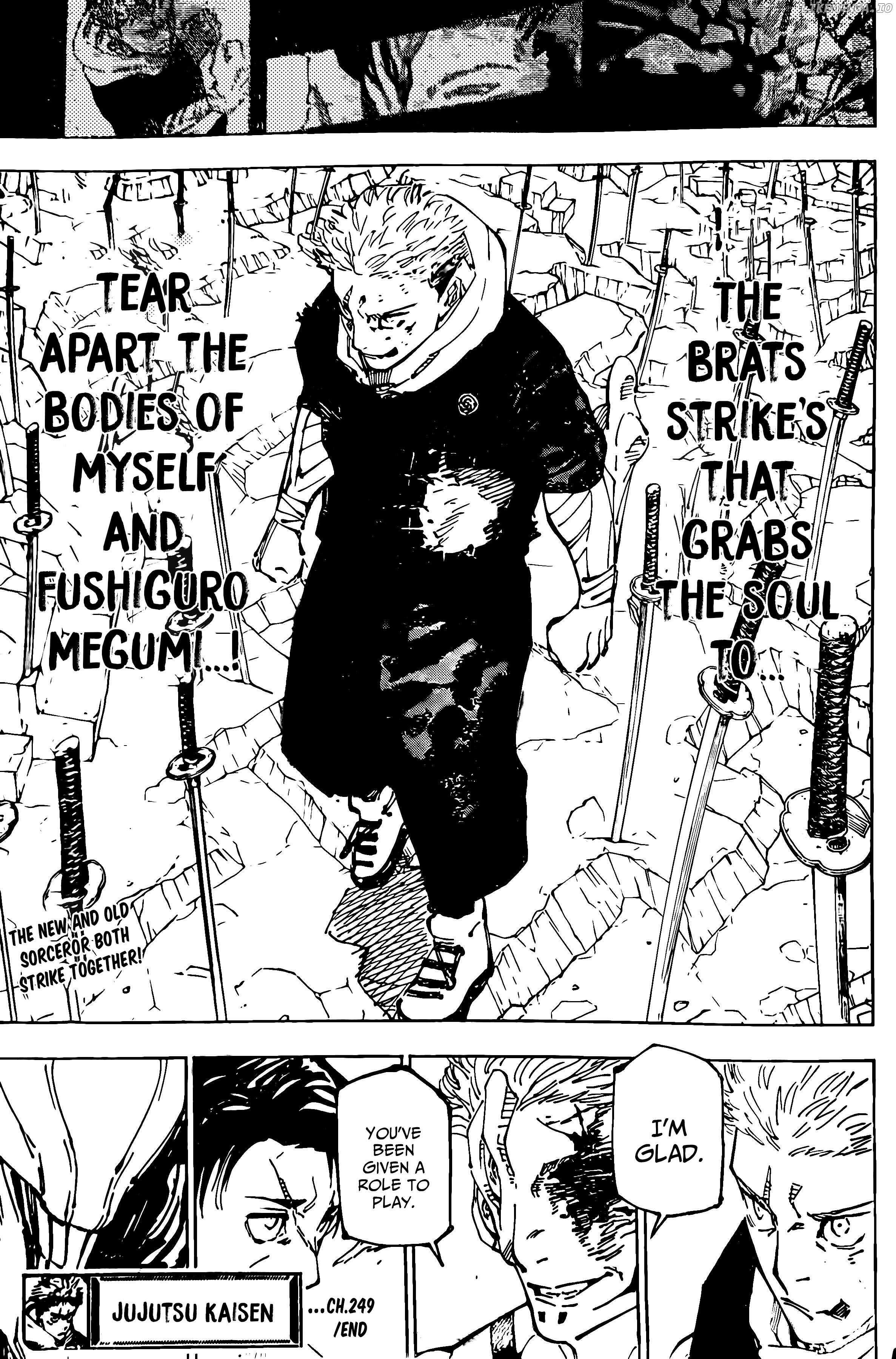 Jujutsu Kaisen Chapter 249 page 18 - kaisenjujutsu.com