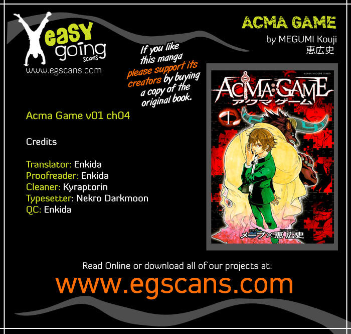 Read Acma Game Chapter 4 On Mangakakalot