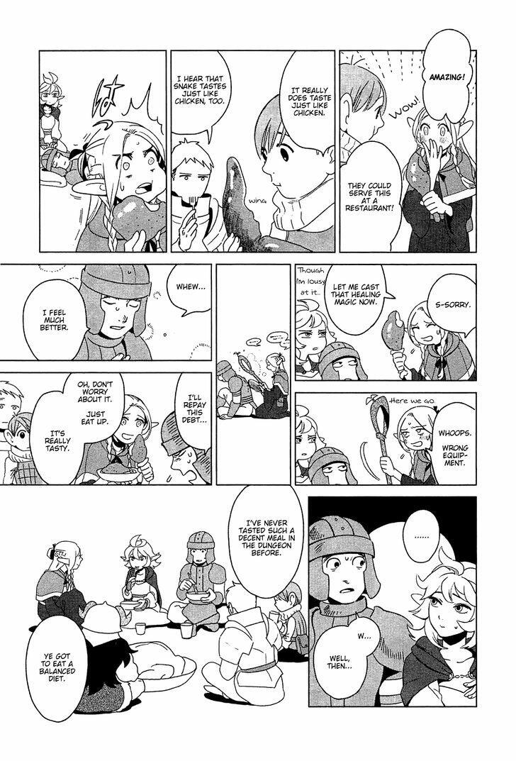 Dungeon Meshi Chapter 3 : Roast Basilisk page 21 - Mangakakalot