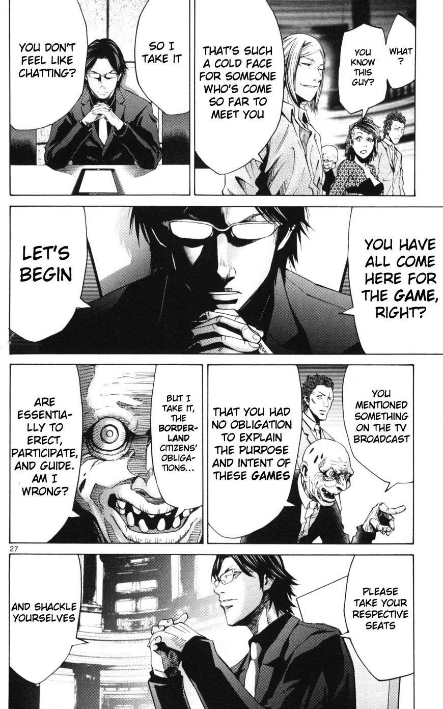 Imawa No Kuni No Alice Chapter 51.1 : Side Story 6 - King Of Diamonds (1) page 27 - Mangakakalot