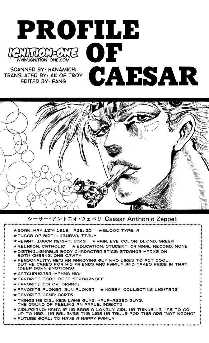 Jojo's Bizarre Adventure Vol.8 Chapter 74 : The All-Or-Nothing Gamble page 1 - 