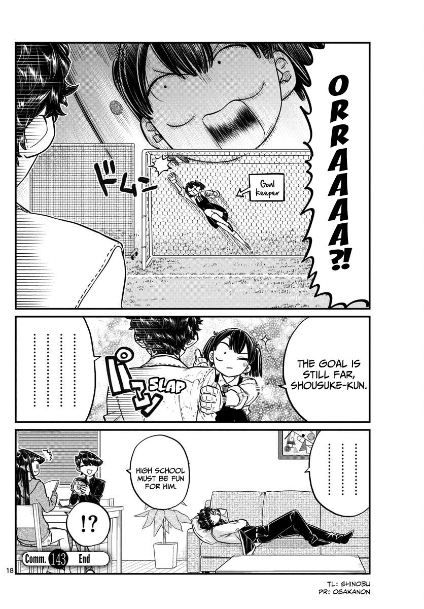 Komi-San Wa Komyushou Desu Vol.10 Chapter 143: Soccer page 17 - Mangakakalot