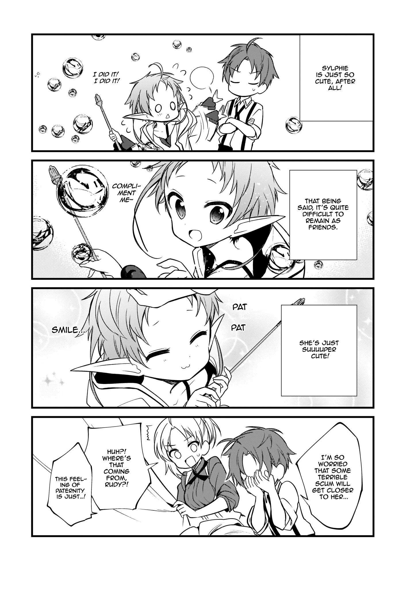 MUSHOKU TENSEI: EVEN IF IT'S A 4-KOMA, I'LL GET SERIOUS chapter-4 Page 8