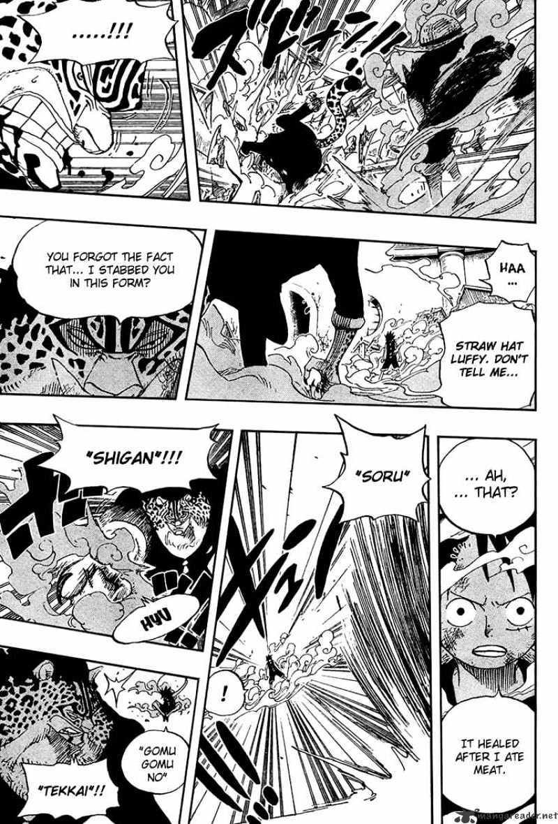 One Piece Chapter 418 : Luffy Vs Rob Lucci page 17 - Mangakakalot