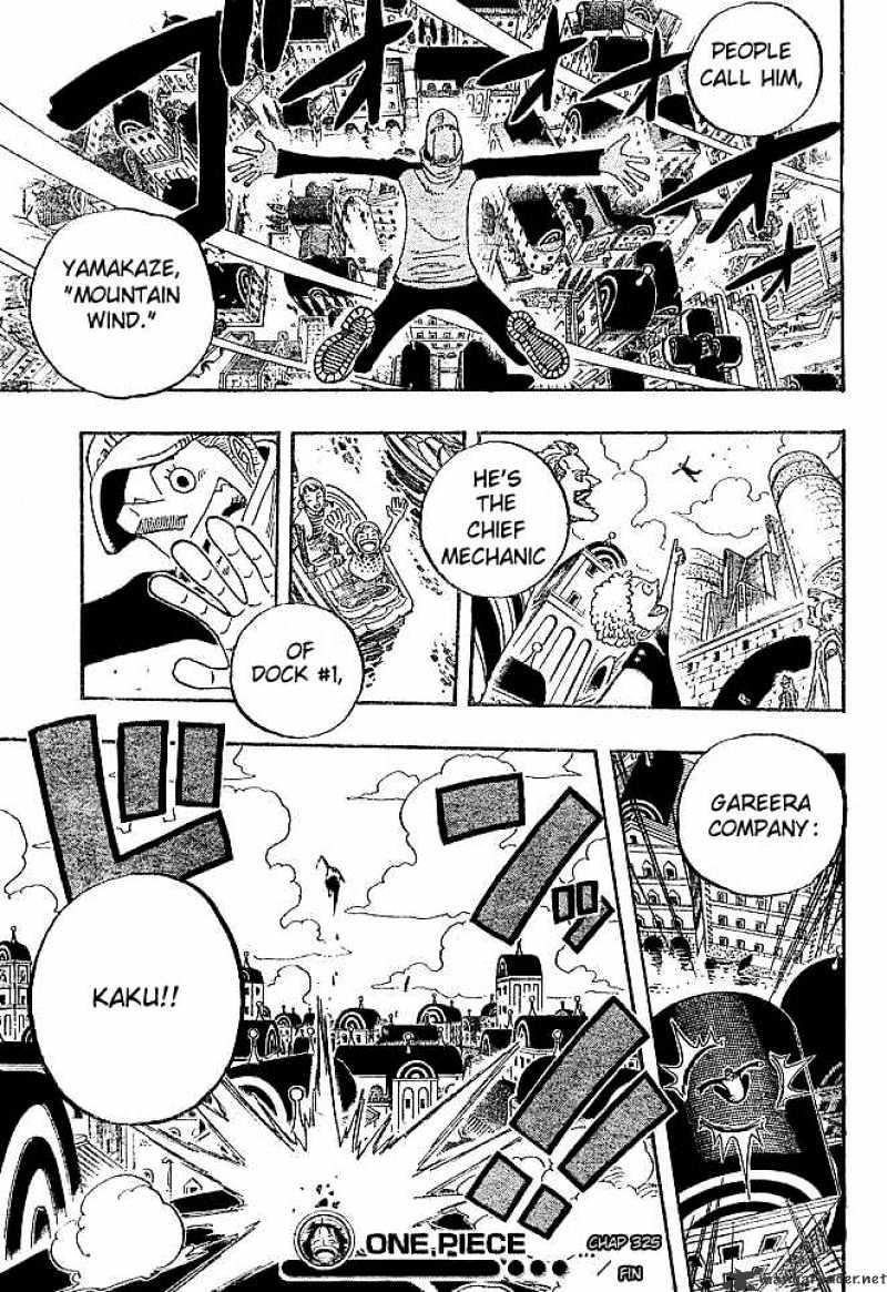 One Piece Chapter 325 : The Frankie Family page 19 - Mangakakalot