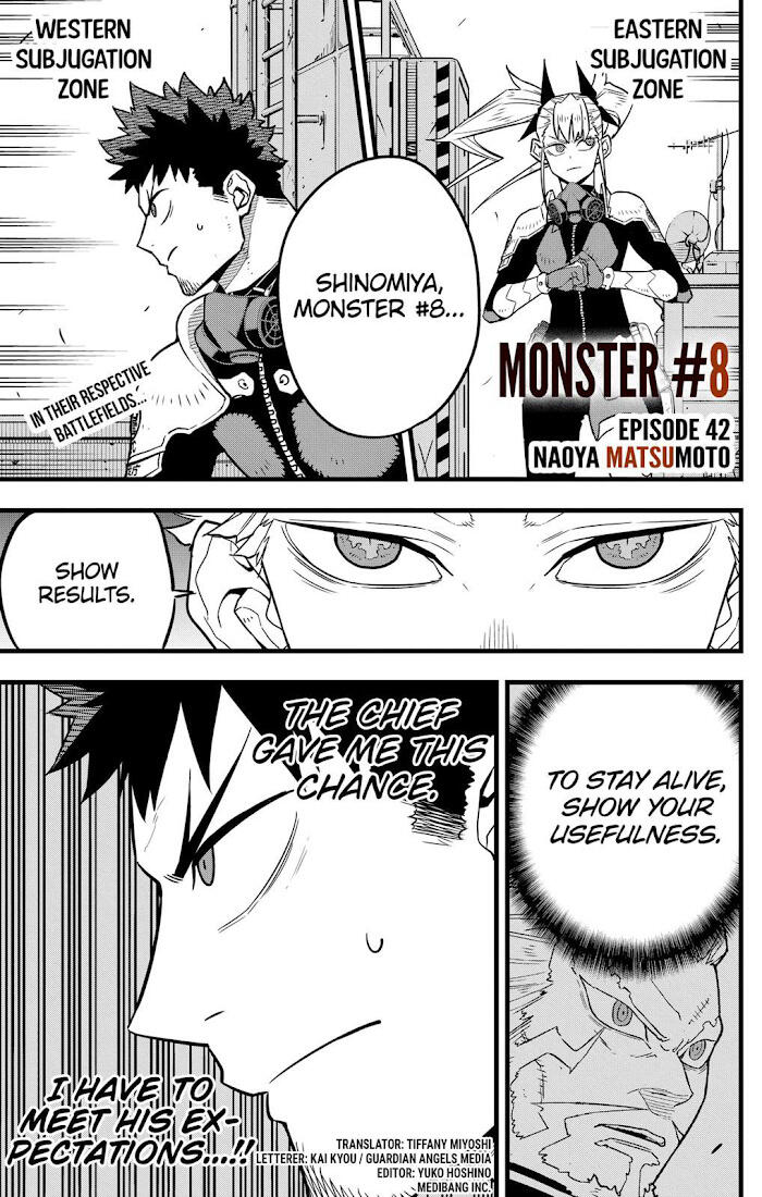 Kaiju No. 8 Chapter 42 page 1 - Mangakakalot