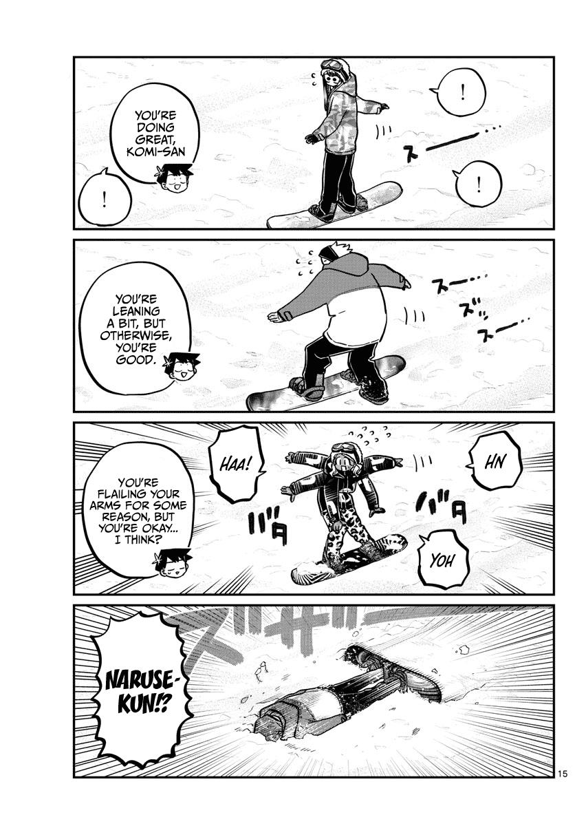 Komi-San Wa Komyushou Desu Chapter 261: Snowboarding page 15 - Mangakakalot