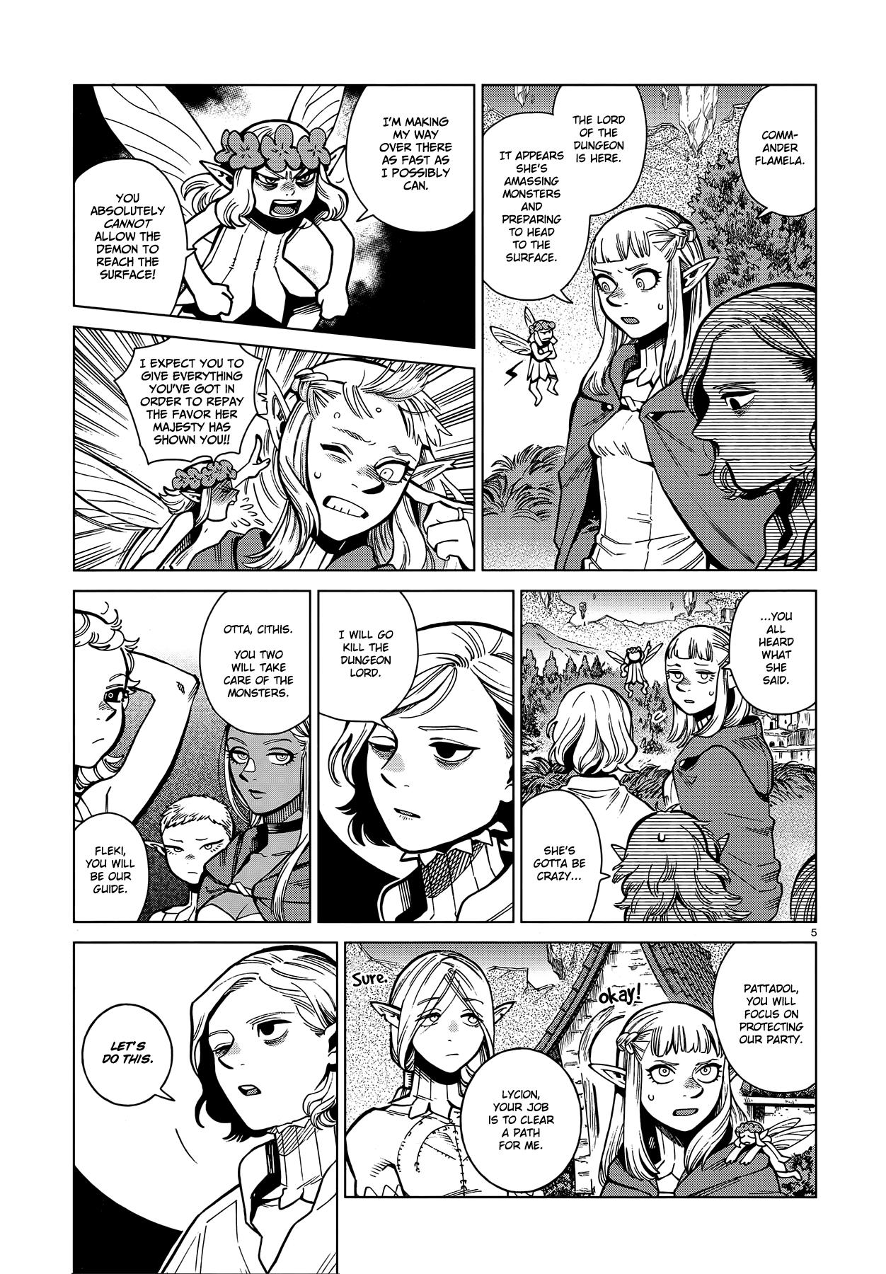 Dungeon Meshi Chapter 83: Marcille Ii page 5 - Mangakakalot