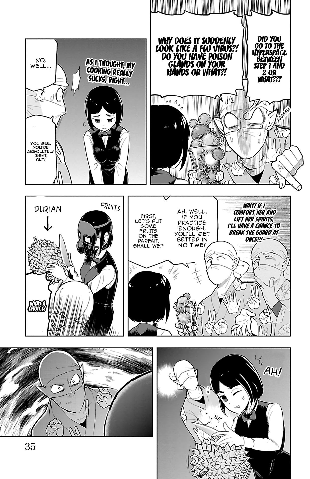 Komi-San manga panel by Durian