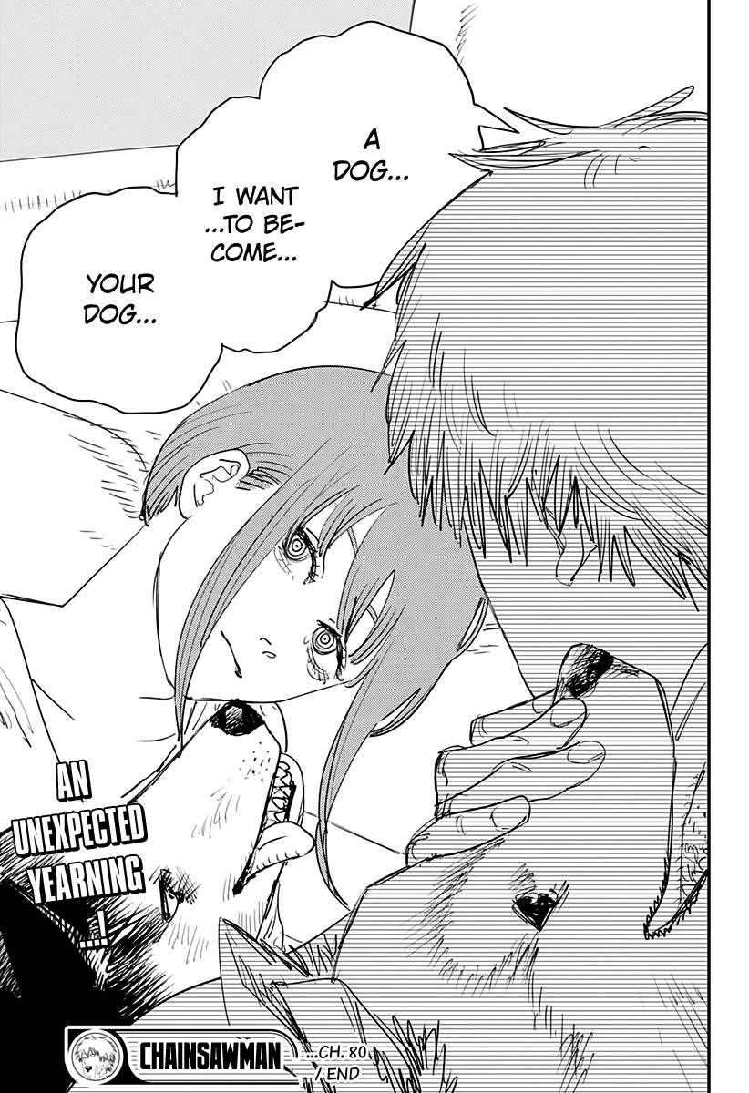 Chainsaw Man Chapter 80: How A Dog Feels page 20 - Mangakakalot