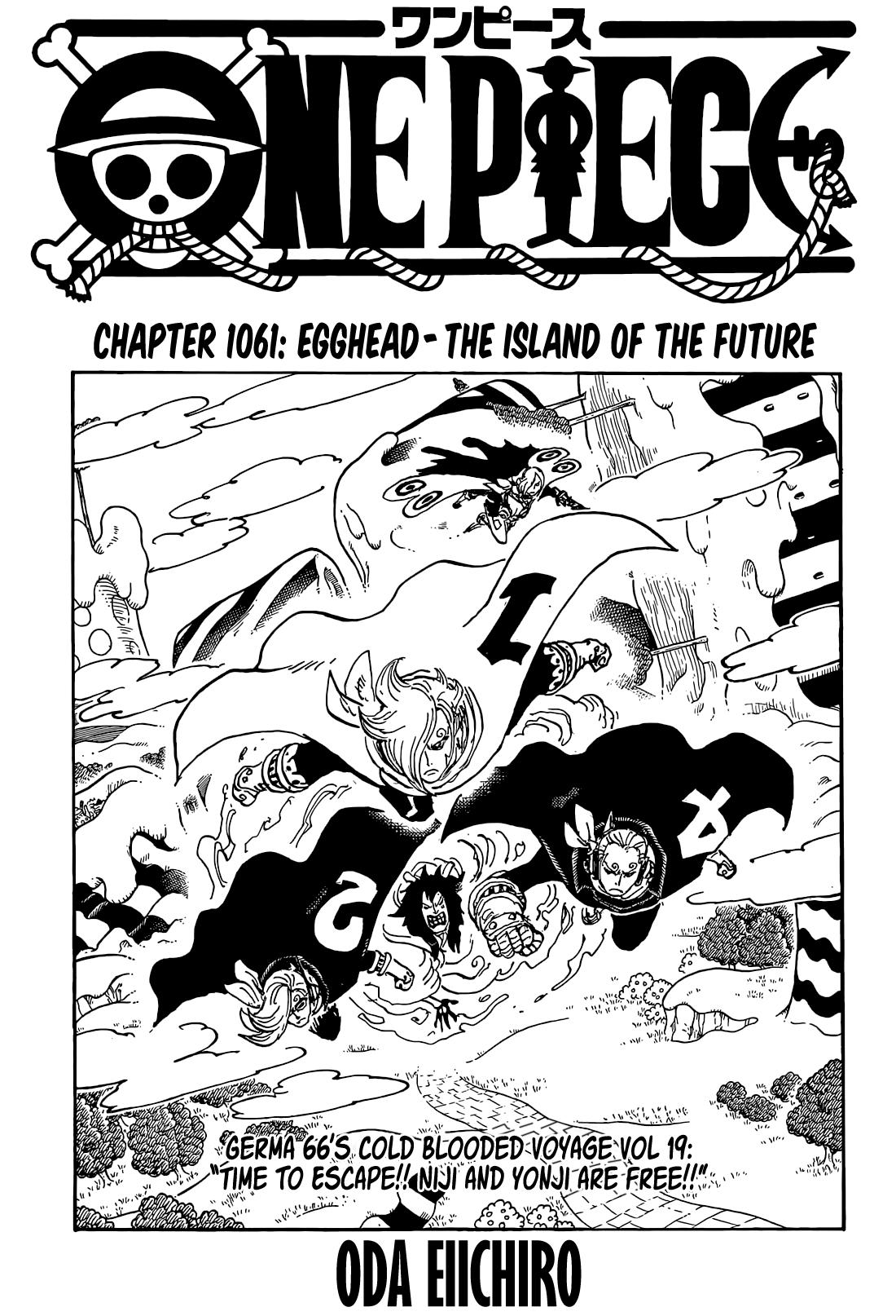 One Piece Spoilers Capitolo 1061