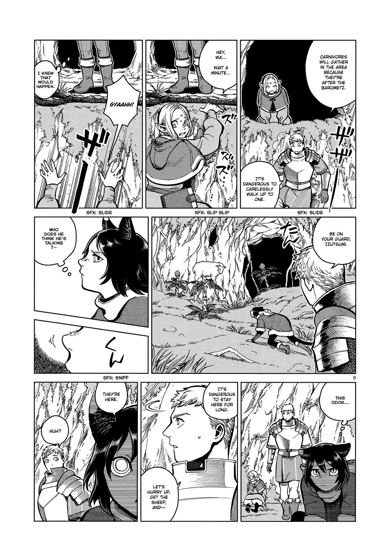 Dungeon Meshi Chapter 44: Barometz page 9 - Mangakakalot