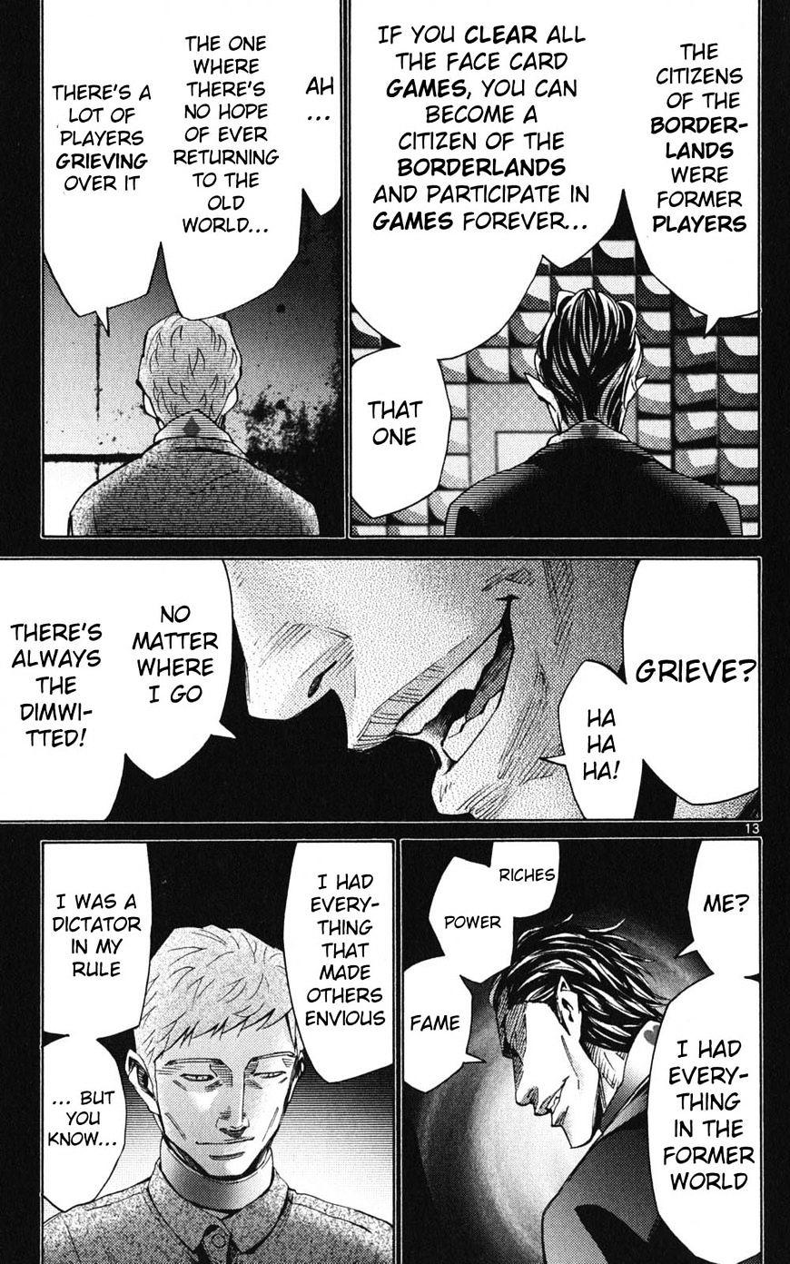 Imawa No Kuni No Alice Chapter 49 : Jack Of Hearts (5) page 13 - Mangakakalot