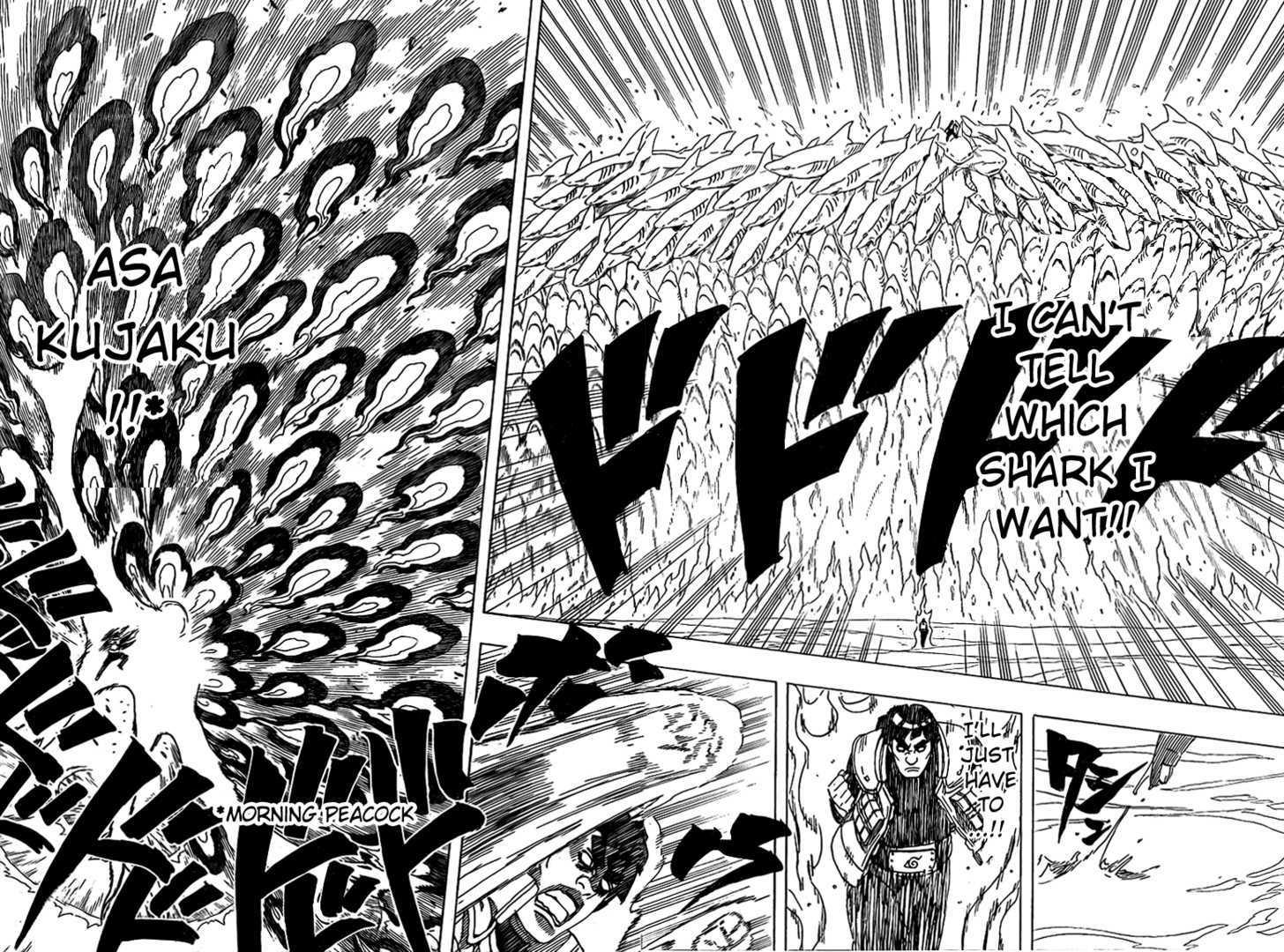 Naruto Vol.54 Chapter 506 : Gai Vs. Kisame  